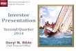 Investor Relations Contacts · Forward-Looking Information This presentation contains “forward-looking statements” within the meaning of the Private Securities Litigation Reform