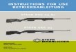 InstructIons for use BetrIeBsAnLeItunG - Steyr Mannlicher · MANNLICHER, you have acquired a hunting rifle which meets the highest quality standards. This rifle has been conceived
