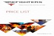 PRICE LIST - Firefighters.eu.com Price list.pdf · Ljubljana, 01.06.2015 PRODUCTION OF FIRE-FIGHTING CLOTHING FF FR is a fire retardant clothing collection made by Wander d.o.o