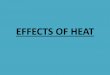 EFFECTS OF HEAT - Home - BBAUbbau.ac.in/Admissions2014/Health/EFFECTS OF HEAT.pdf · EFFECTS OF HEAT . Types of Heat Illnesses There are five main kinds of heat illness: Heat rash