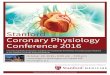 Stanford Coronary Physiology Conference 2016 · Stanford Coronary Physiology Conference 2016 October 28, 2016 • 8:00 am – 5:00 pm Hyatt Regency Washington on Capitol Hill Washington,