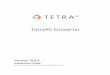 Tetra4D CONVERTER V2019 - Installation guide Tetra4D Converter 2019 Installation Guide 3 Activation