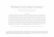 Globalization and its Political Consequences: The E ects ... · Second, I ask whether certain types of parties, especially extremist ones, have gained vote share as globalization