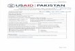 USAID PAKISTAN · 2019-10-28 · implementation stage. The pending actions relate to activities for which the KP government is now responsible after the merger of the FATA with KP