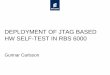 Deployment of JTAG Based HW Self-test in RBS 6000 · 11/22/2011  · Slide title minimum 48 pt Slide subtitle minimum 30 pt Gunnar Carlsson DEPLOYMENT OF JTAG BASED HW SELF-TEST IN