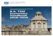 School of Social Sciences and Philosophy Department of ... · TSM is a cross-faculty course. Within Economics, the TSM programme is governed by the School of Social Sciences and Philosophy