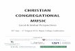CHRISTIAN CONGREGATIONAL MUSIC with amendaments.pdfGlocalising Worship Musicking - Bodily expression and change in choir and congregational singing in a Lutheran church in Namibia