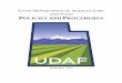 UTAH DEPARTMENT OF AGRICULTURE AND FOOD POLICIES … · 2019-06-26 · UDAF POLICIES AND PROCEDURES 4 DEPARTMENT OF AGRICULTURE AND FOOD 00.01 PREFACE EFFECTIVE DATE: November 1,