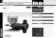 MD :: M MECHANICAL DIAPHRAGM METERING PUMPS MD MD Manual.pdf · - Flush with water through the pump suction port (motor opposite side). - Operator to be at least 2 metres away from
