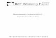 Determinants of Inflation in GCC - IMF · 2009-04-22 · 5 This paper studies the determinants of inflation in GCC countries, using an empirical model that includes domestic and external