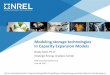 Modeling storage technologies in Capacity Expansion Models · “Yoga for capacity expansion models” – capture ﬂexibility needs and provision in models with limited temporal