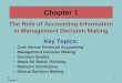 Chapter 1 · Chapter 1 9 Managerial Decision Making Organizational strategies are the tactics that managers use to work toward the organizational vision while taking advantage of