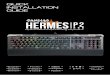 English - GAMDIASThe new HERMES P2 keyboard is designed by combining user's fundamental requirements and features of the HERMES series mechanical keyboard as well as compact keypad