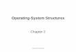 Operating-System Structureselkadi/Slides/CSCE 345/CSCE 345 - Chapter 2.pdfSystem Call Parameter Passing •Three general methods used to pass parameters to the OS –Simplest: pass