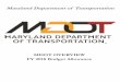 Maryland Department of Transportation · Transportation System Performance Highlights for 2017 • interagency partnerships and implement system enhancements that will allow for better