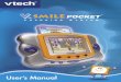 Dear Parent, - VTech · Dear Parent, VTech®, with the introduction of our V.SMILE POCKET™, offers parents a fun, healthy alternative to the world of hand-held video games. We know