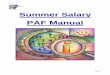 Summer Salary PAF Manual - Rf Research Foundation Cuny Documents... · 2008-07-22 · Summer Salary PAF The purpose of the Summer Salary E-PAF system is to collect salary encumbrance