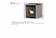 MANUAL INSTRUCTION Central heating stove – … PELLET...Central heating stove - MBS Thermo Pellet Weak swaying of flame is indicator of weak draft (fig. 1a). If chimney draft is