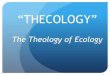 Thecology-Living Waters Global Right to Life SASI · Matter that is not separate from, but evolves toward, spirit. The Word who is Spirit and Life takes hold of matter. And we know