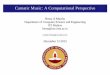Carnatic Music: A Computational Perspective · MIR Indian Music Preliminaries Tonic Gamak¯as in Carnatic Music Cent ﬁlterbanks Identifying the strokes of the mridangam Pitch Extraction