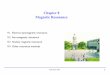 Chapter 8 Magnetic Resonance - Trinity College Dublin · 2016-02-03 · Chapter 8 Magnetic Resonance 9.1 Electron paramagnetic resonance 9.2 Ferromagnetic resonance 9.3 Nuclear magnetic