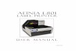 Afinia L801 UserGuideInstall ink cartridges Install printhead a b c 3 Missing Printhead CONFIGURATION 3. PRINTHEAD PRINTHEAD 2. REPLACE Wait for printhead latch to be released. (Select)