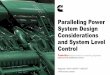 Paralleling Power System Design Considerations and System ... · This course provides an overview of power systems design and covers when and how a system level control fits in the