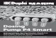 Dosing Pump P4 Smart · 2018-05-04 · Dosing Pump Thank you for purchasing the Dosing Pump P4 Smart. These operating instructions are part of the product. They include important