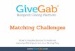 Matching Challenges - Amazon S3Video+Slides/Matching+Challenges.pdfmedia match through liking and sharing Opportunity to cross promote with match sponsors existing social media network