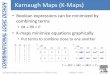 Karnaugh Maps (K-Maps)b1morris/cpe100/fa17/slides/DDCA_Ch2_CpE100_morris0100.pdfChapter 2  • Boolean expressions can be minimized by combining terms • PA + PA = P •