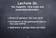 Lecture 16 - University of California, San Diegomagician.ucsd.edu/SIO247/Lectures/Lecture16.pdfReview of geological time scale (GTS) Development of the geomagnetic polarity time scale