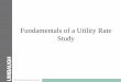 Fundamentals of a Utility Rate Study Rate Study Fundamentals Tom Traciak.pdfCurrent and Historical Fund Analysis 5 •Rate Management with Audits –Some Water and Sewer funds are