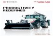 productivity redefined · the t4i terex ® tLB890 Backhoe L oader ... – Automatic and manual shifting in all 4 gears ... 480/80-26 TL 160A8 Multi-purpose Multi-purpose Front Rear