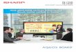 Sharp PN-L703B and PN-L603B AQUOS BOARD Interactive ... · Smartphone Tablet MAC/PC Smooth! SHARP Display Connect4 software supports effective and multifaceted communication. Onscreen