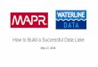 How to Build a Successful Data Lake - MapR · and Acta (SAP), IBM DE, Informatica GM, MSCS Stanford, Columbia BSCS Oliver Claude Marketing VP SAP, VP Informatica, IBM Siebel, Nova