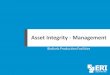 Asset Integrity - Managementethanol.nebraska.gov/wordpress/wp-content/uploads/2018/10/Jay_Beckel_ERI_Solutions...Name: Jay Beckel CSP, CHMM, API 510, 570, 653, STI-SP001 Title: Senior