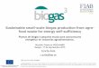 Sustainable small-scale biogas production from agro- food ...Sustainable small-scale biogas production from agro-food waste for energy self-sufficiency ... con matadero de pollos cercano