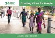 Creating Cities for People Dilip_ Creating Cities for People.pdf · transformation in over a third of urban india Creating Cities for People 4% 7% 9% 14% 2% . ... Two Wheelers Intermediate
