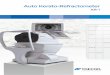 Auto Kerato-RefractometerFUNCTION & AESTHETICS COMBINE IN THE NEW KR-1 The next generation of refractive care The KR-1 is a revolutionary auto Kerato- Refractometer. The tiltable and