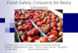Food Safety Concerns for Berry Growers - University of Missouriextension.missouri.edu/greene/documents/Horticulture/Food... · 2014-06-30 · Food Safety Concerns for Berry Growers