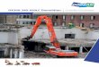 DX300-340-420LC Demolition Crawler Excavator · 2013-01-16 · DX300-340-420LC Demolition | Crawler Excavator. q Engine • Model DX300 - DX340: Doosan Dl08 ... • Sliding front