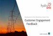 Customer Engagement Feedback - Hydro One...• Level of satisfaction with Hydro One and desired improvements. • Expectations of reliable electricity distribution. • How customers