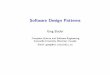 Software Design Patterns - Encsusers.encs.concordia.ca/~gregb/home/PDF/se_design...Software Design Patterns \Gang of Four" Book 1994 Erich Gamma, Richard Helm, Ralph Johnson, John
