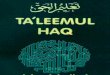 taleemul haq 2009 - Masjid Abu Bakr Siddiq R.Ampislamic-centre.com/downloads/misc/taleemul_haq.pdf · 2017-01-28 · 2 Taleemul Haq (Teachings of Islam) In the midst of growing influence