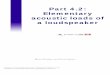 Part 4.2: Elementary acoustic loads of a loudspeakerelectroacoustique.univ-lemans.fr/cours/pdf/grain_42en.pdf · III - Acoustic radiation III A. Acoustic radiation 1. General principles