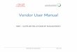 Vendor User Manual - srm.dewa.gov.ae · Vendor Manual-Turnkey projects Page 9 of 63 3. Interested to Bid and Pay tender fee amount From the description of the Tender (RFx), if it