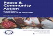 Peace & Community Action community-based programmes showing participants the impact of using non-violence