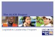 ALICE Project TimetableThe ALICE Project Legislative Leadership Program. Portrait View. Landscape View. ALICE Asset Limited Income Constrained Employed Funded by Consumers Energy and