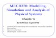 MECH370: Modelling, Simulation and Analysis of Physical ...users.encs.concordia.ca/~ymzhang/courses/MECH370/MECH370_S07_Ch6_off… · Chapter 6 Lecture Notes on MECH 370 – Modelling,
