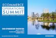 2020 SponSorShip proSpectuS...2020 SponSorShip proSpectuS April 14 - 16, 2020 OrlAndO WOrld Center MArriOtt OrlAndO, FlOridA | #OpsSummit. About ecommerce operAtionS Summit Wh o Wh